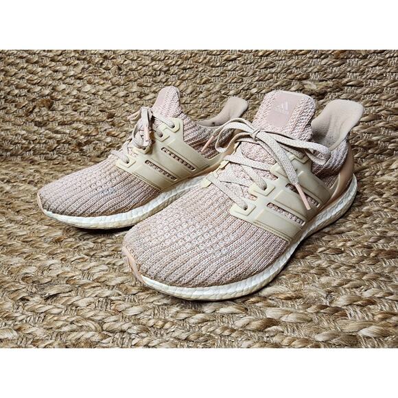Adidas Ultra Boost 4.0 Women's Size 8 Sneakers BB6497 Ash Pearl Athletic Shoes - Picture 5 of 11